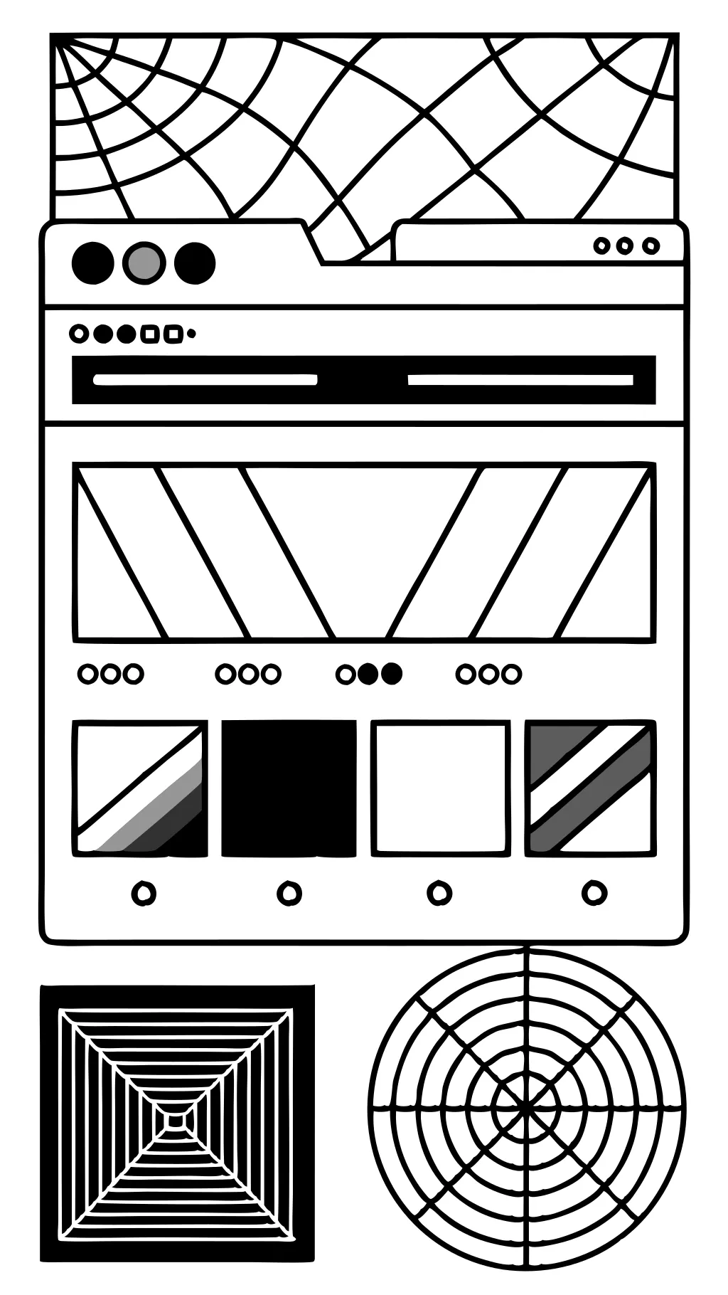 palette de couleurs de page Web